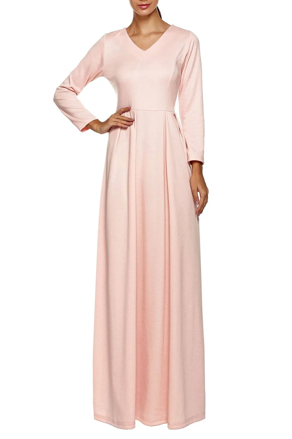Vrouwen Herfst V-hals Lange Mouw Elegante Maxi Feestjurk Europese Amerikaanse Aanpassen High-end Dames Retro X-lange Jurken Vrouwen Herfst V-hals Lange Mouw Elegante Maxi Feestjurk Europese Amerikaanse Aanpassen High-end Dames Retro X-lange Jurken