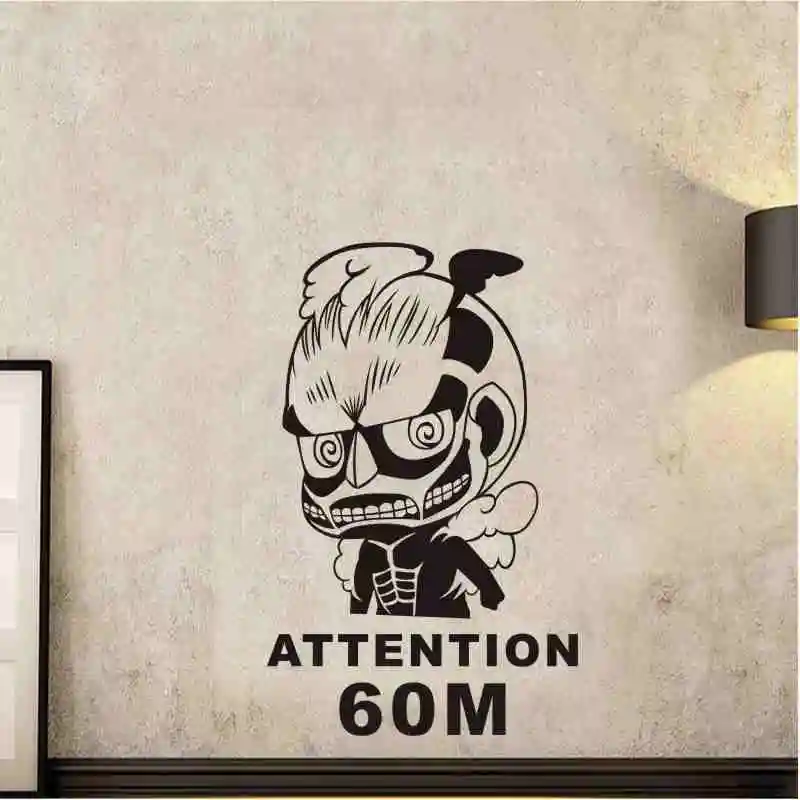 Attack on Titan Wall Decal Vinyl Wall Stickers Decal Decor Home