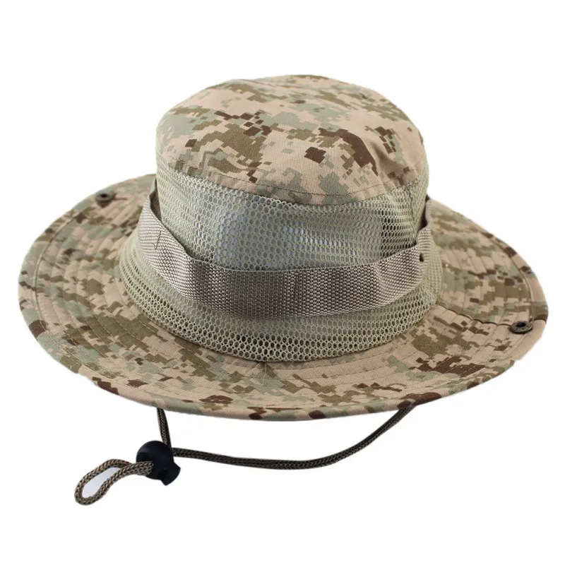 Новые шляпы для взрослых с плоским верхом, круглые складные козырьки, дышащие сетчатые ковбойские шляпа рыбака, аксессуары для одежды