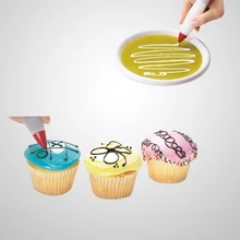 Huiwill горячие торт инструменты 5 шт./лот силиконовые торт пера Украшения для десерта шоколад перо крем Кубок