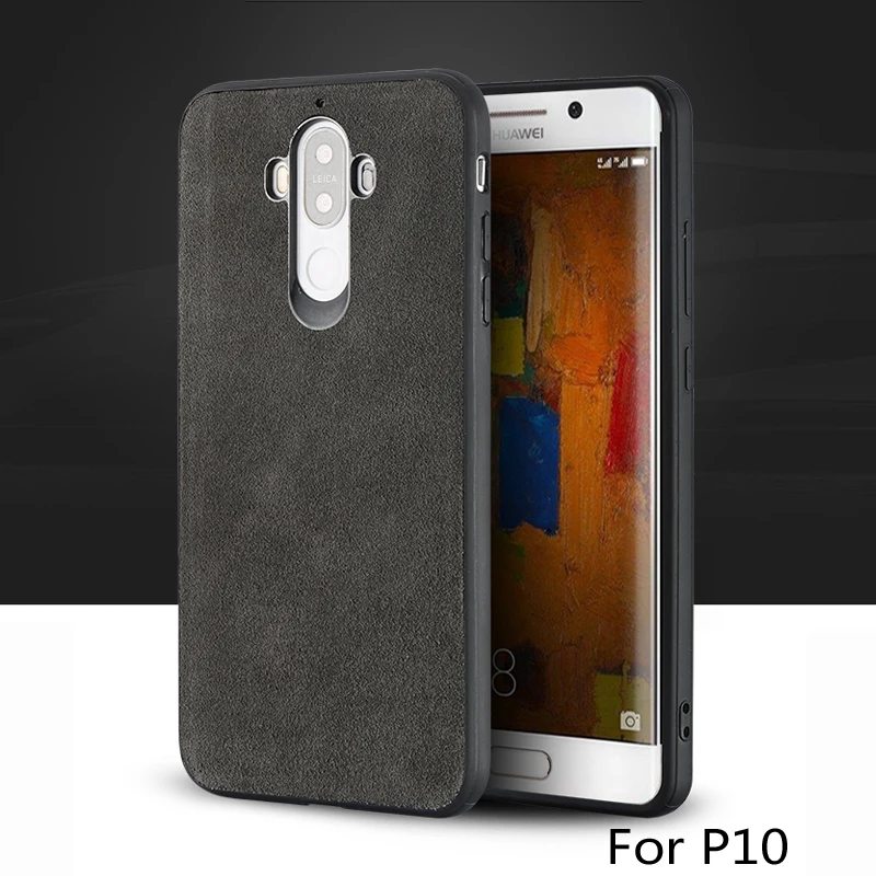 wangcangli brand All-handmade genuine fur phone case For Huawei P10 Comfortable touch all-inclusive |