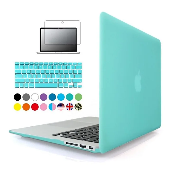 Матовый Жесткий чехол 3 в 1 для Apple Macbook Air Pro Retina 11 12 13 15 ноутбука Mac book 6 с сенсорной