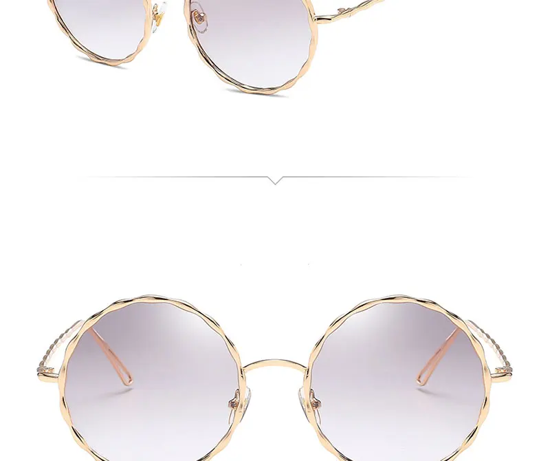 LeonLion 2019 Высокое качество Круглый Солнцезащитные очки для женщин для Элитный бренд Оттенки Óculos женский ретро металлические гафы De Sol Mujer Street