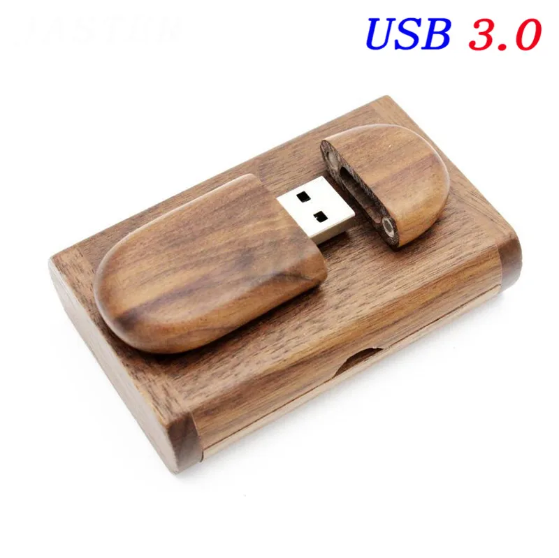 JASSTER USB 3,0(более 10 шт. бесплатный логотип) USB флеш-накопитель карта памяти+ упаковочная коробка pendrive 4 ГБ 8 ГБ 16 ГБ 32 ГБ фотография подарок - Цвет: walnut