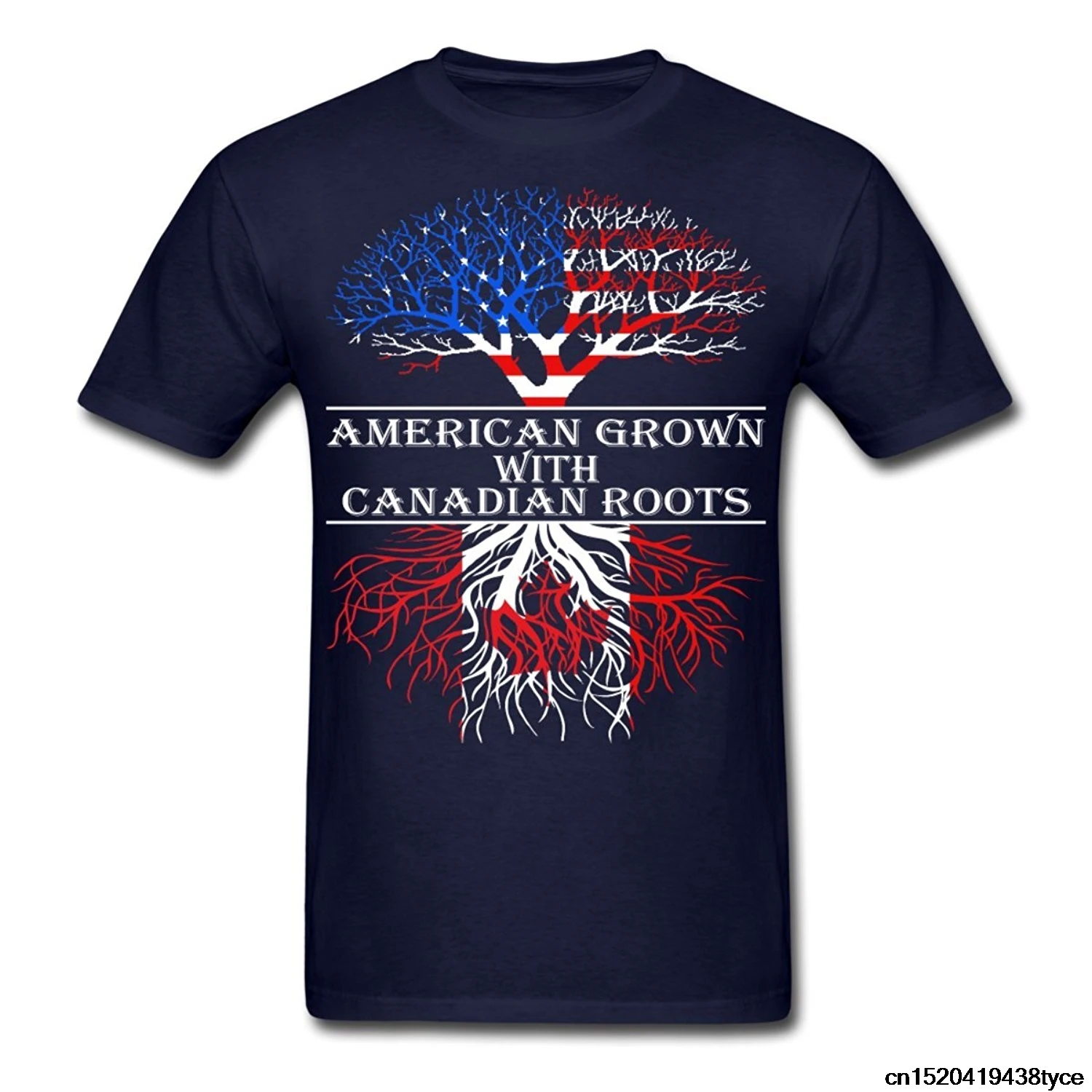 Gildan 2017 fashion hot sell American Grown With Canadian Roots Men's T