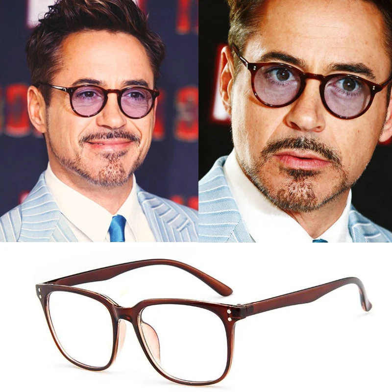Tony Stark Robert Downey Jr occhiali Iron Man occhiali colorati uomo occhiali  da sole uomo occhiali da sole rossi retrò donna okulary zonnebril|Men's  Sunglasses| - AliExpress