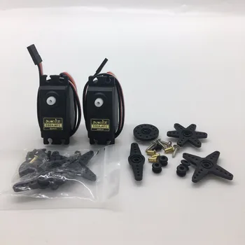 

Free Shipping 2 Pcs 360 Degree Continuous Rotary Servo Motor for Rc Car Smart Car Robot Helicopter For Arduino UNO R3 diy kit