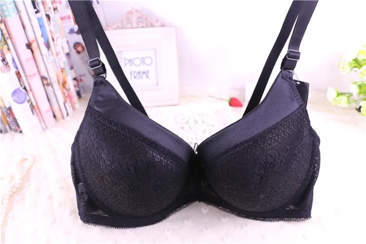 Sexy lace push up solid cup C D DD E bra for charming women big bust 80 85  90 95 100 105 secret young girl bra,brand lingerie B6 - AliExpress