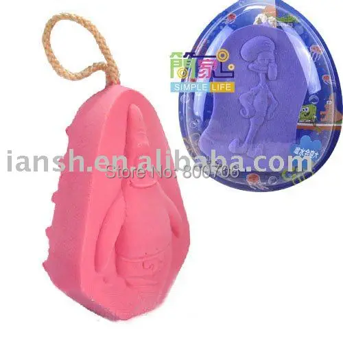 

4 Top Grade Baby Kids Bob Bath Shower Sponge Scrubbers Shower No Irritation