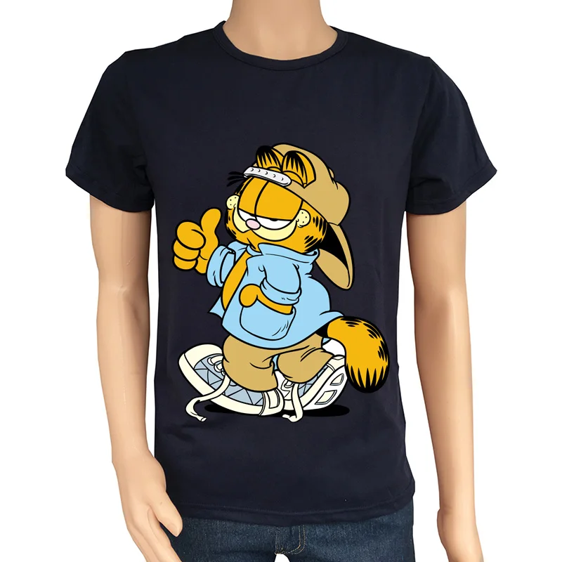 

Seestern brand clothing printing Naughty Garfield cat 3D Anime Style Unisex T shirt summer good quality comfortable casual tees