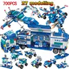 SWAT Series Building Blocks City Police Station Vehicle Car Helicopter Robot figures Bricks Educational Toys For Boys kids ► Photo 2/6