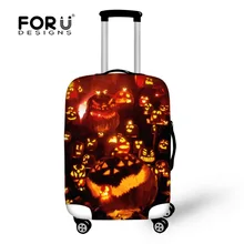 FORUDESIGNS/чемодан для путешествий на Хэллоуин, Защитные Чехлы, эластичный чехол для путешествий с защитой от пыли, чехол для багажа, чехол для хранения to18-30 дюймов