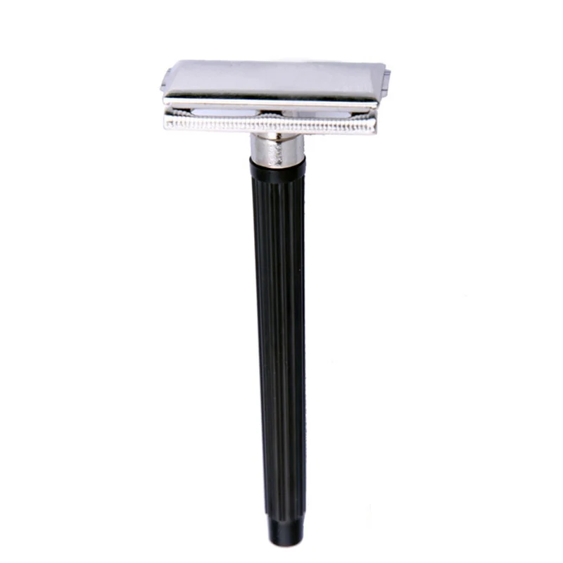 Traditional Men Hand Double Edge Safety Razor Classic Stainless Steel Shaving Hair Blade Razor Manual Hair Removal Shaver it