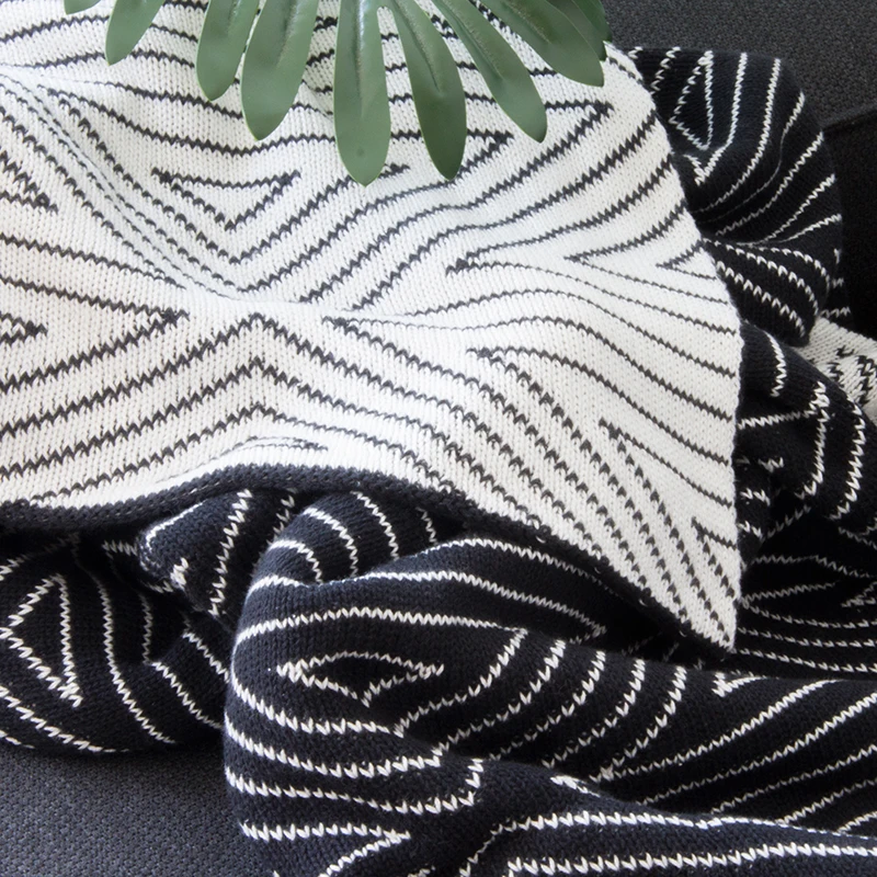 Плед для дивана из натурального хлопка в скандинавском стиле|sofa throw blanket|soft throwthrow