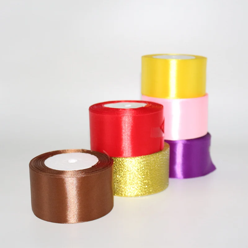 

REDJCK 25 Yards 3 mm- 40 mm Width Satin Ribbon Polyester Fabric Webbing Ribbons For Gift Box Wrap Packing Wedding Decoration