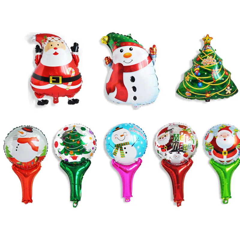 

Christmas foil balloons,merry Xmas helium tree/snowman/Santa Claus inflatable decoration