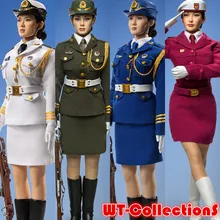1/6 scale figure doll sexy Female Honor Guard from China Army seamless body with stainless steel skeleton 12″ Action Figure Doll