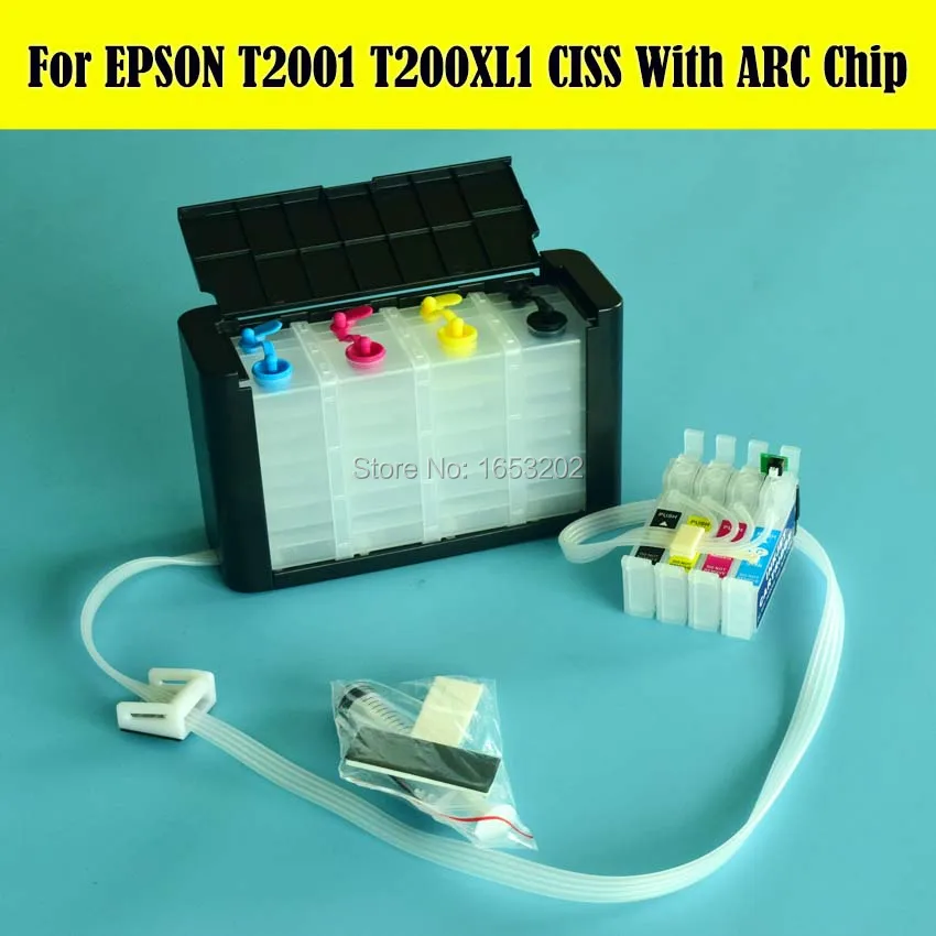 

Free Post !! Ciss System For Epson T2001 Ciss For EPSON WF-3620 WF-3640 WF2520/2530/2540 XP200/XP300/XP400 With ARC Chip