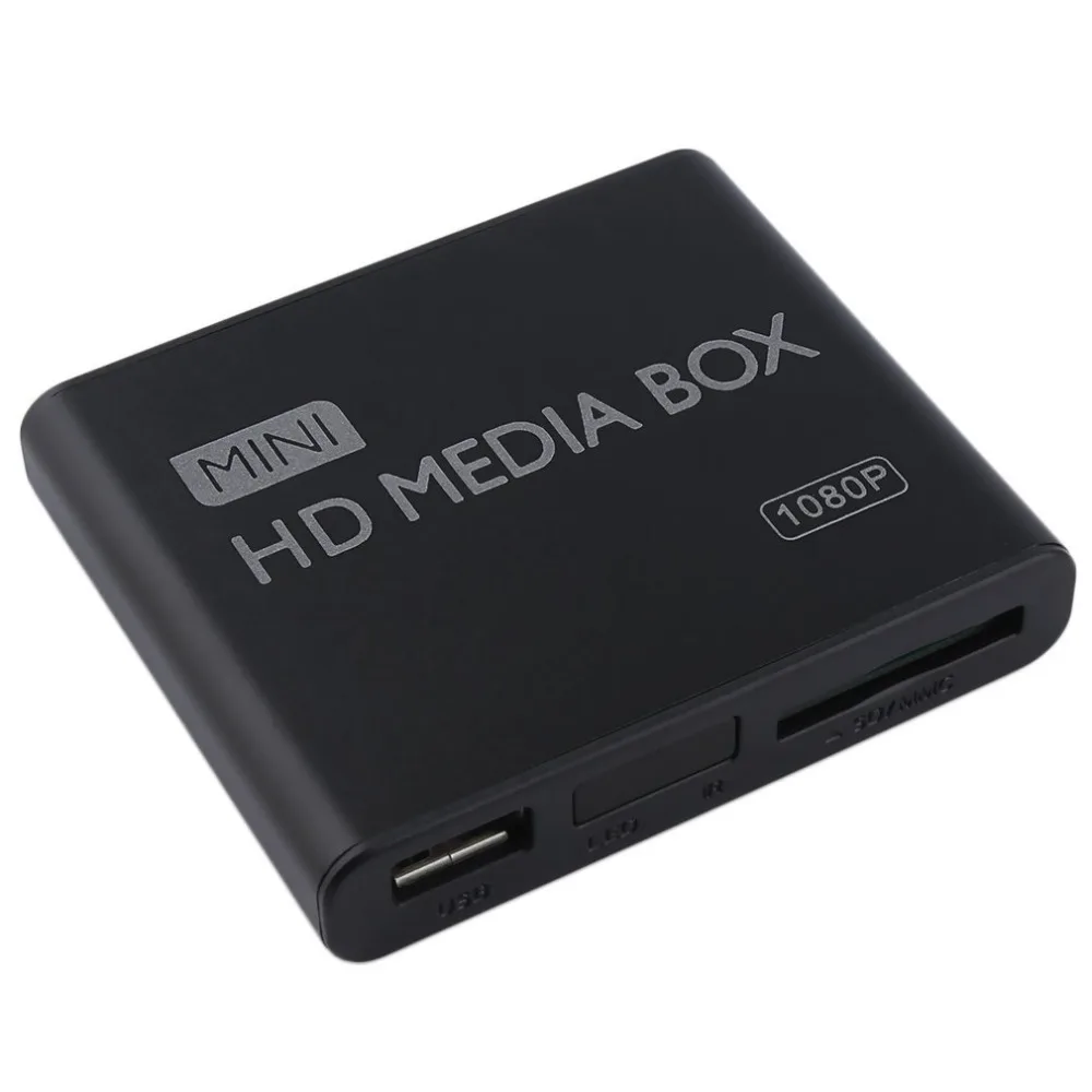 Full 1080 p HD медиаплеер MPEG/MKV/H.264 HDMI AV USB Удаленный поддержка RM-SD/SDHC/MMC HDD-HDMI EU AU штекер медиаплеер