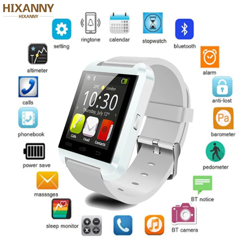 

Smart Watch W8 U8 A1 Parometer Drink Clock Wrist Watches Waterproof Passometer Smartwatch FOR IOS Android Phone PK GT08 DZ09