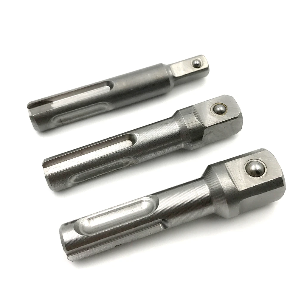 

3pcs SDS Adapter Electric Hammer Handle Connecting Rod Impact Drill Chuck Sleeve Rods ConvertTool Shank