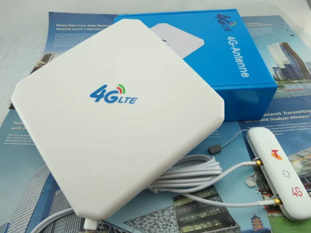 Huawei 4G антенна 35dBi TS9 + ZTE MF823 4g lte модем micro usb 100 мбит/с | Компьютеры и офис