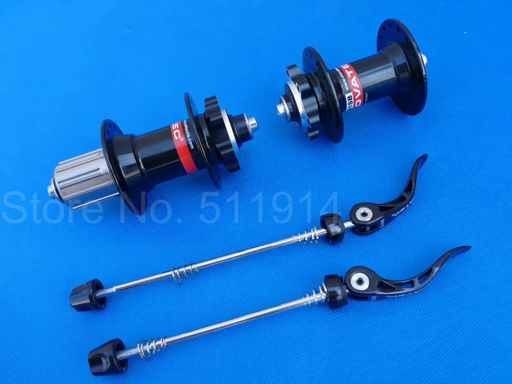 

Novatec HUB Front Rear Hubs F&R 2 pcs Quick Release For Mountain Bike Disc Brake
