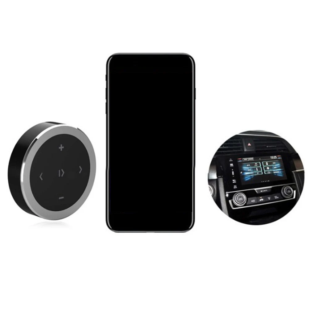 Портативный автомобильный беспроводной Bluetooth 4,0 медиа руль пульт дистанционного управления Mp3 музыкальный плеер Авто беспроводной Bluetooth пульт дистанционного управления