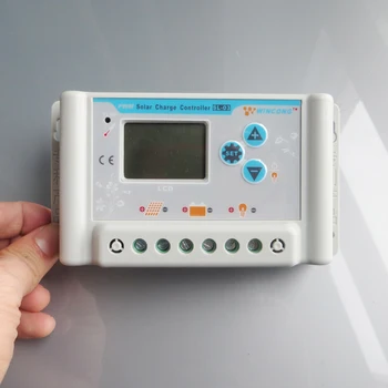 

10A 12V 24V wincong sl03-10a solar Charge Controllers LCD Li Li-ion lithium LiFePO4 batteries without USB