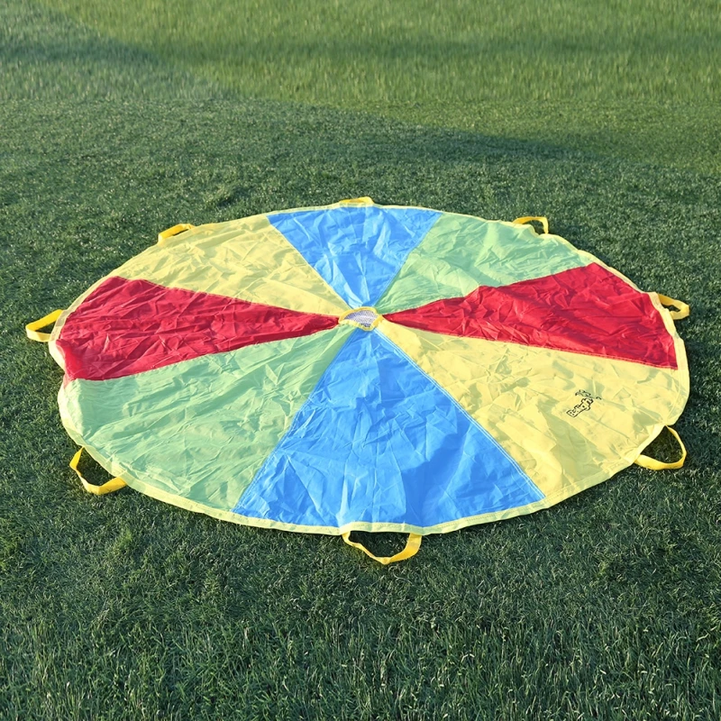 Kid Outdoor Umbrella Parachute Sports Development Toy Jump sack Ballute