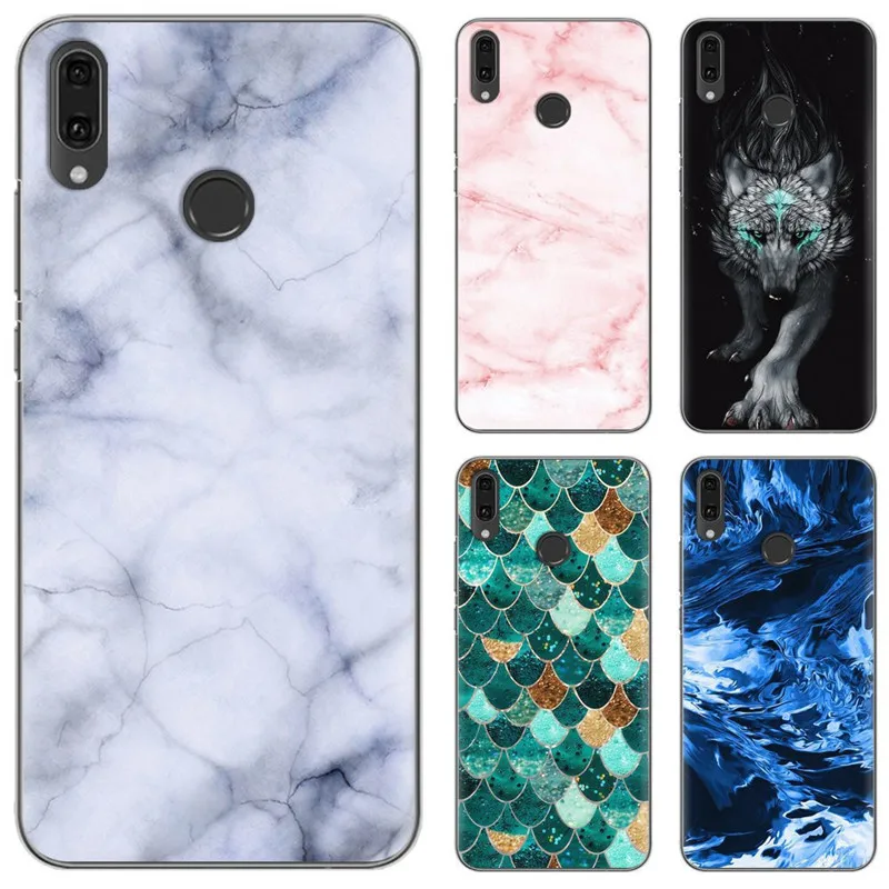 Чехол для Huawei Y9 2019 чехол телефона Y 9 из силикона и мягкого тпу 9Y Y92019 с