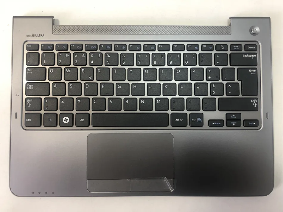 

portuguese Laptop keyboard For Samsung NP530U3C NP530U3B NP535U3C 530U3B 530U3C NP540U3 NP532U3C NP532U3A PO gray palmrest cover
