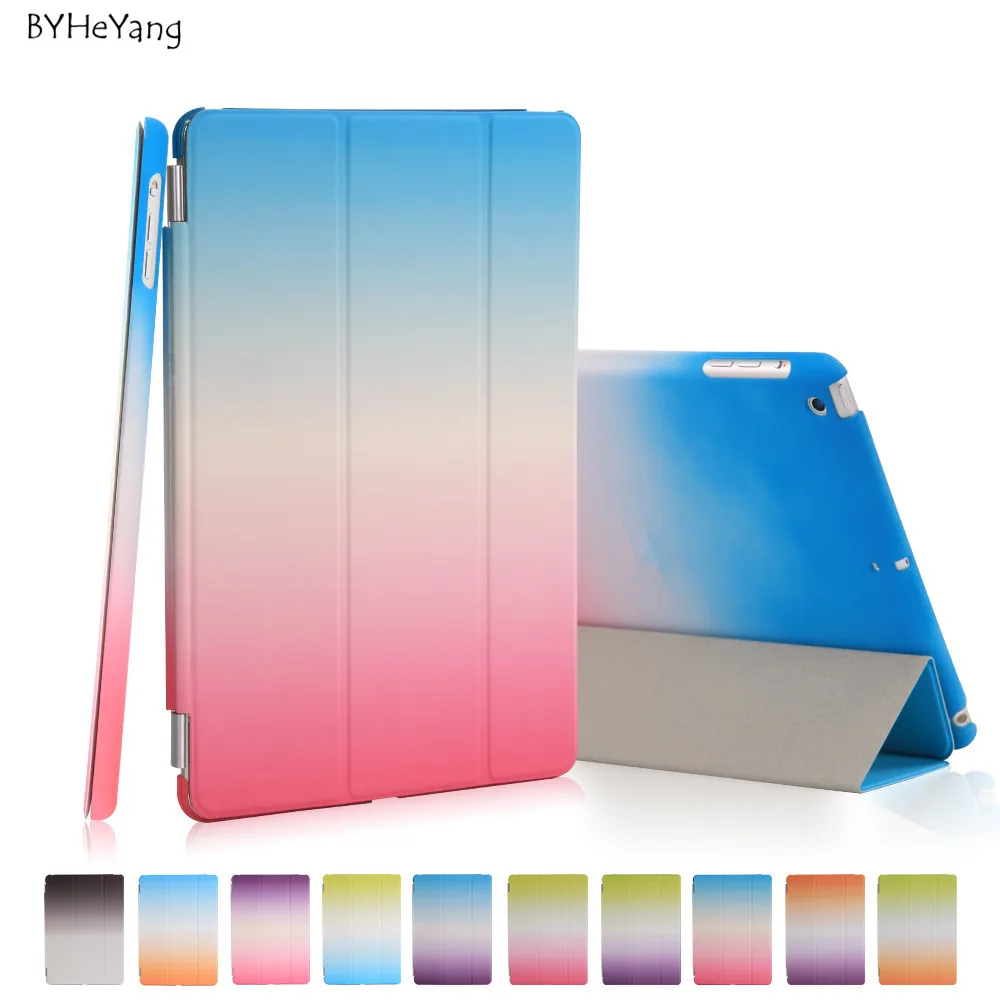 BYHeYang Smart Cover Case For iPad 9.7 2017 case Leather