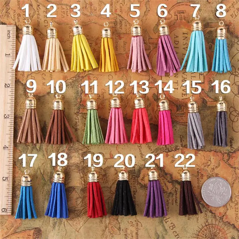 20 pcs/lot Retro velvet mini tassels DIY Hand sewing jewelry materials