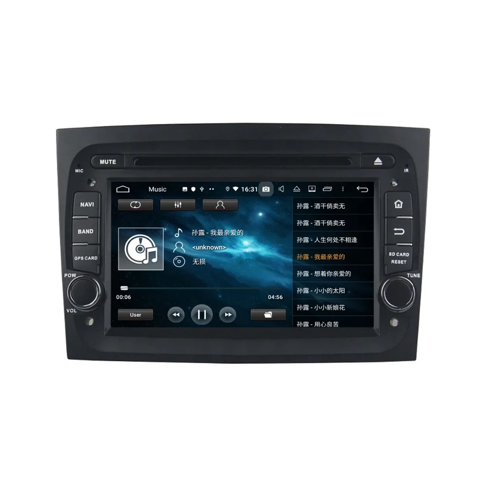 DSP Android 9,0 Восьмиядерный 1 din " автомобильный Радио DVD gps для Fiat DOBLO стерео Bluetooth 4,2 wifi USB 4 Гб+ 32 ГБ