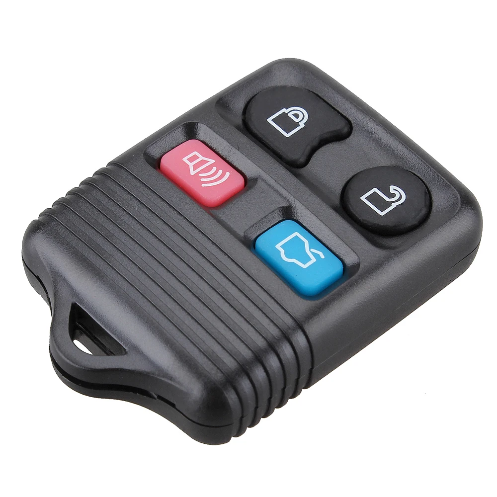 

Black 4 Buttons Car Keyless Entry Replacement Key Remote Fob Shell Case for Ford