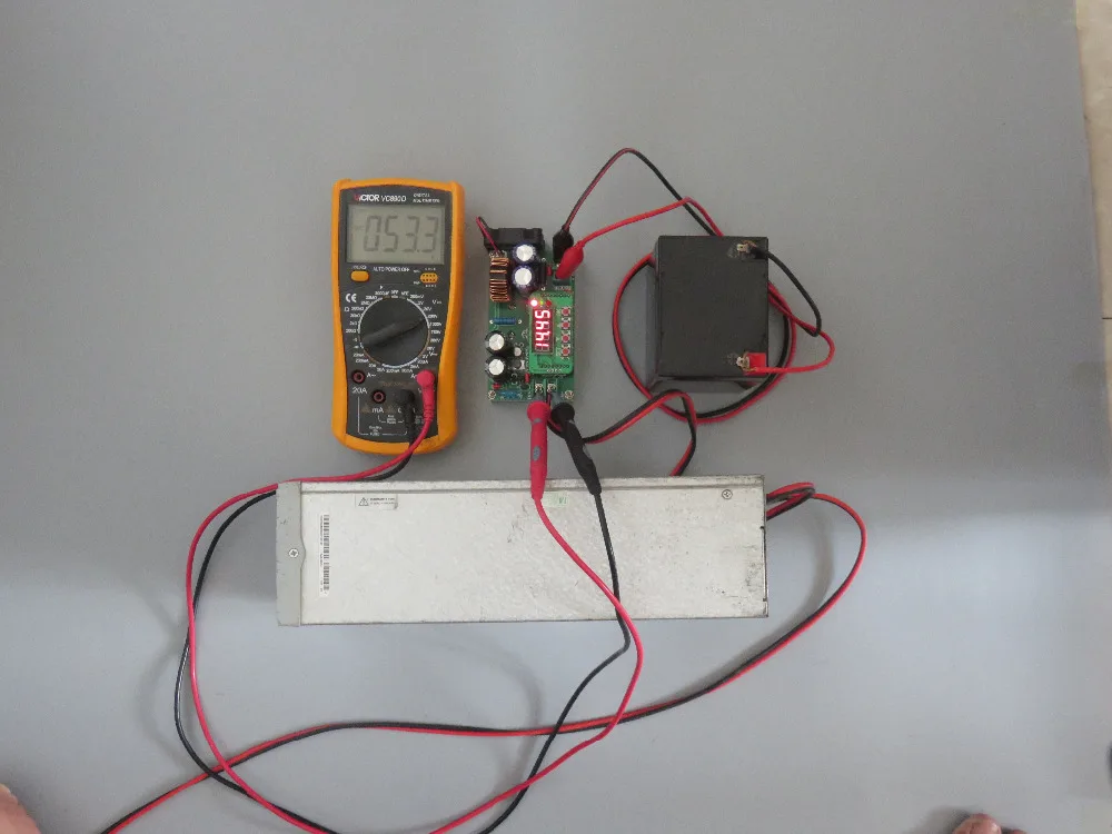 Цифровой Управление блок питания с источником питания от постоянного тока, 6 V-65 V до 0-60 v 8A регулируемый Бак регулируемый Постоянное напряжение постоянного тока Ёмкость метр