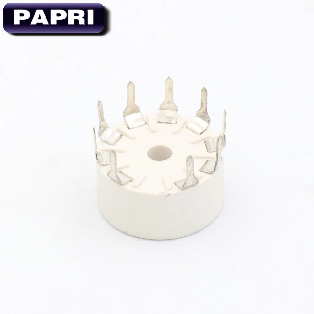 PAPRI 10 шт. EL84 12AX7 ECC83 ECC82 6922 бакелит B9A 9Pin ламповая панель звуковая плата крепление|12ax7