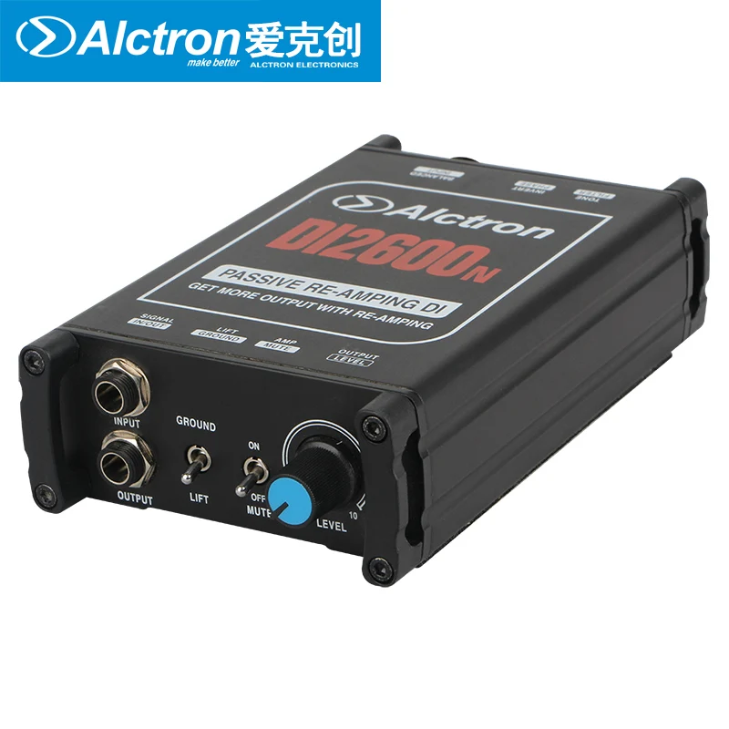 Alctron DI2600N passive re amping direct box Guitar bass