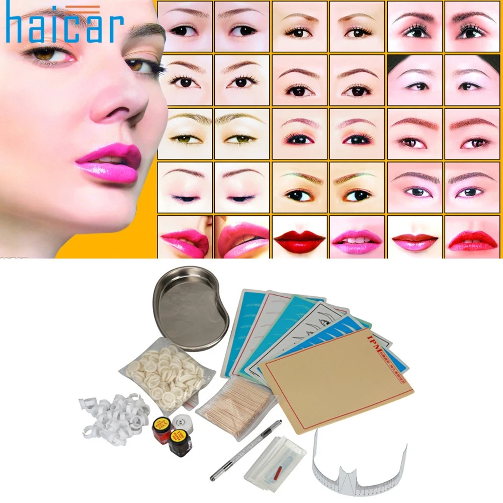 Tattoo Kits Microblading Eyebrow Lip Tattoo ink Manual Pen Practice