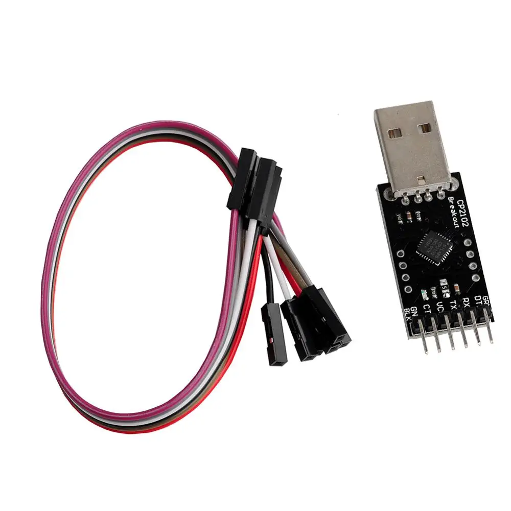 CP2102 модуль STC Скачать загрузочный кабель USB 2 0 к TTL 6PIN Серийный конвертер RCmall