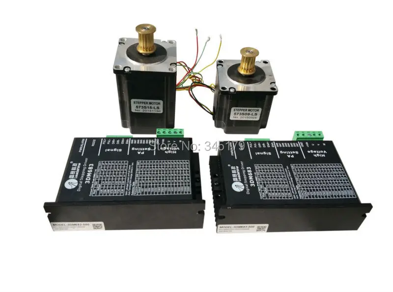 

Leadshine Motor driver 3DM683 And Stepper motor 573S15-LS .573S09-LS 4 Piece/lot for Co2 Laser Engrave Machine
