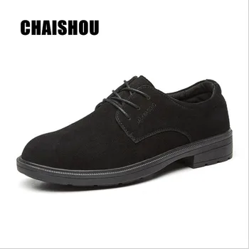 

CHAISHOU shoes men Work Safety Shoes Breathable Steel Toe Cap Anti-smashing and puncture-proof safety Boots shoes CS-137