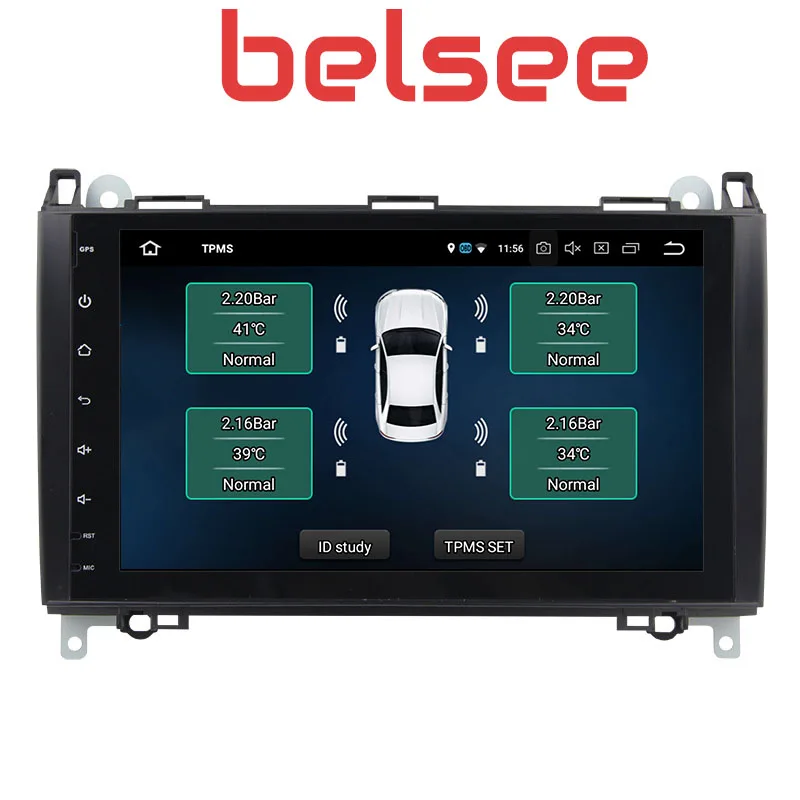 Belsee Восьмиядерный Android 8,0 головное устройство авто радио Автомобильный gps Sat Nav Mercedes Benz Sprinter Viano Vito B200 b-класс W245 B180 W169