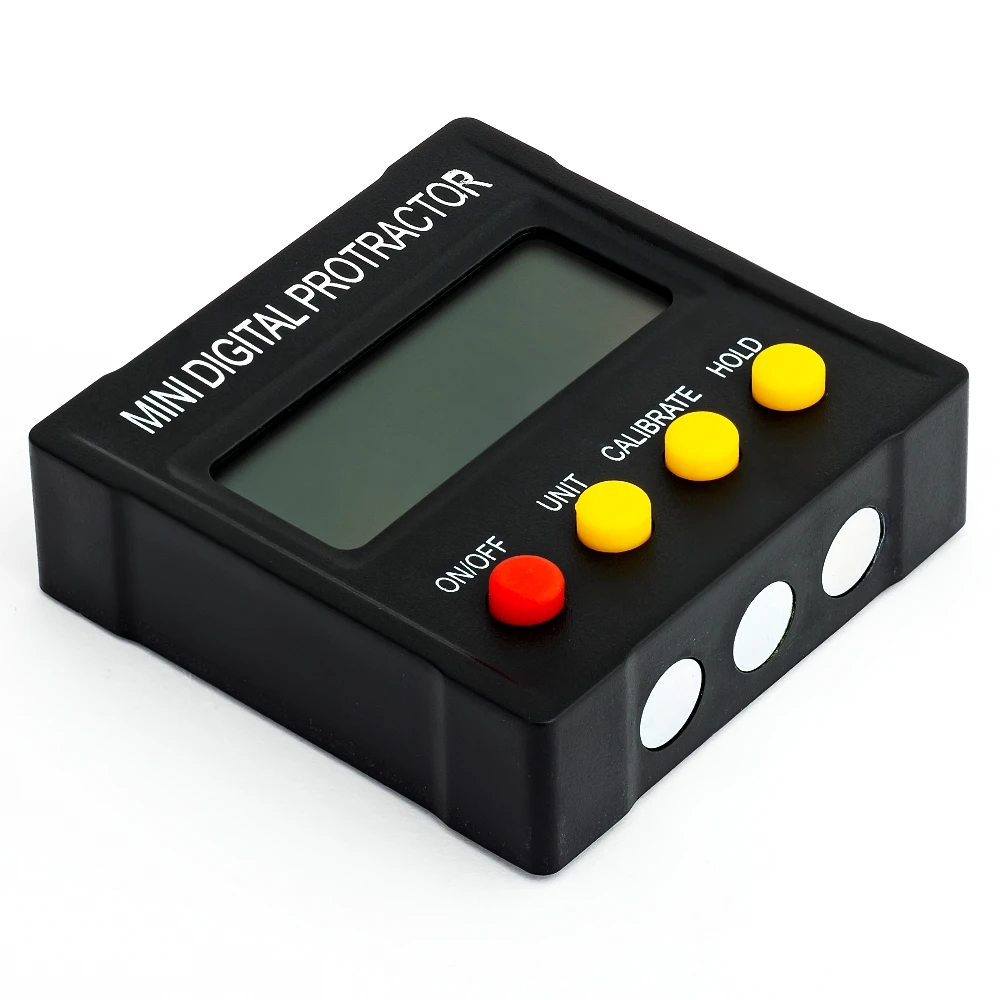 

360 Degree Mini Digital Protractor Inclinometer Electronic Level Box Magnetic Base Measuring Tools