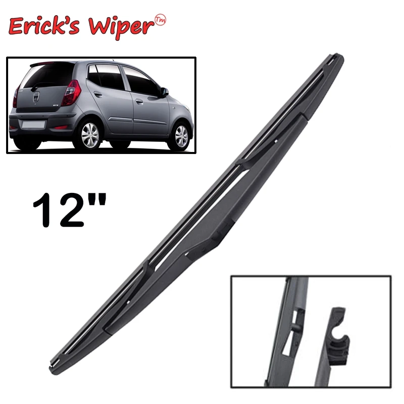 Erick's Wiper 12" Rear Wiper Blade For Hyundai I10 2007 2013 Mk1