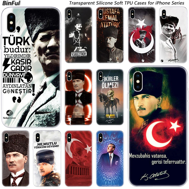 Hot Fenerbahce Mustafa Kemal Ataturk Soft Silicone Case For Apple Iphone 11 Pro Xs Max Xr X 7 8 Plus 6 6s Plus 5 5c 5s Se Cover Phone Case Covers Aliexpress