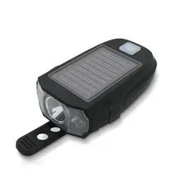 Безопасный езда очень яркий фонарь велосипедный аксессуар USB Перезаряжаемый энергосберегающий легко установить на солнечной энергии
