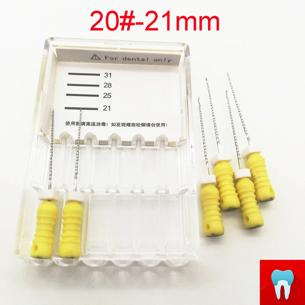 48 шт.#8-#40 21 мм стоматологические K файлы корневой канал стоматология Эндодонтические Инструменты Стоматологические материалы ручной работы из нержавеющей стали K Файлы