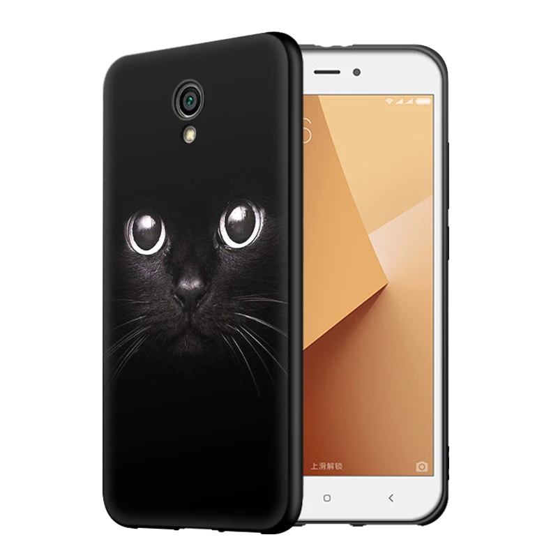 Черный матовый Мягкий силиконовый чехол JURCHEN из ТПУ для Meizu M6S 5 7 дюйма роскошный